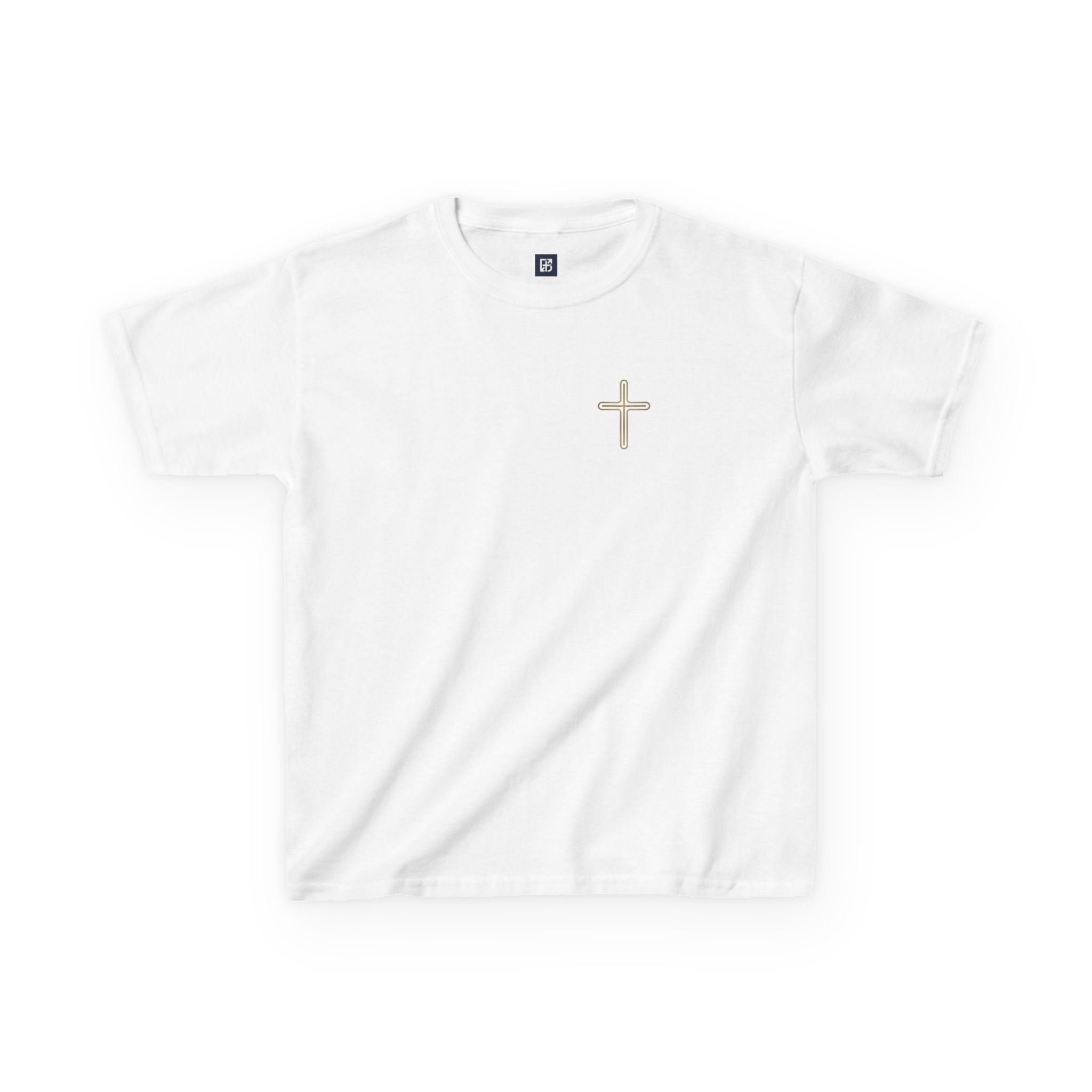 Kids Christian Cross T-Shirt | Minimalist Faith Apparel