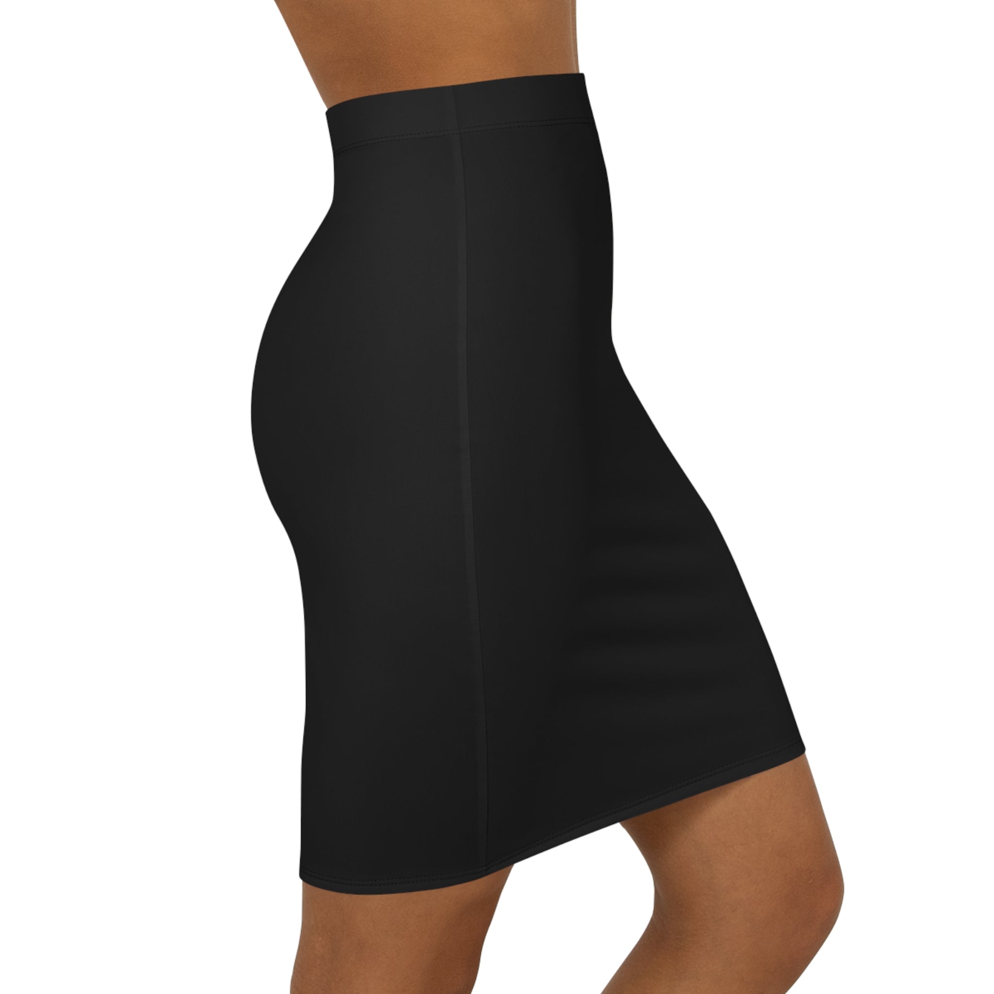 Basics Mid-Waist Pencil Skirt | Sleek Minimalist Essential