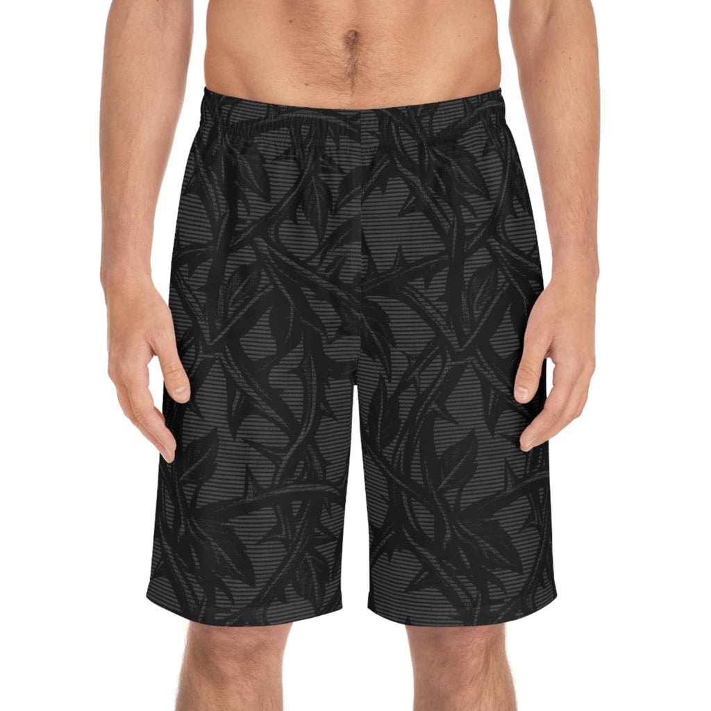 Thorn-Pattern Board Shorts | Basics Apparel