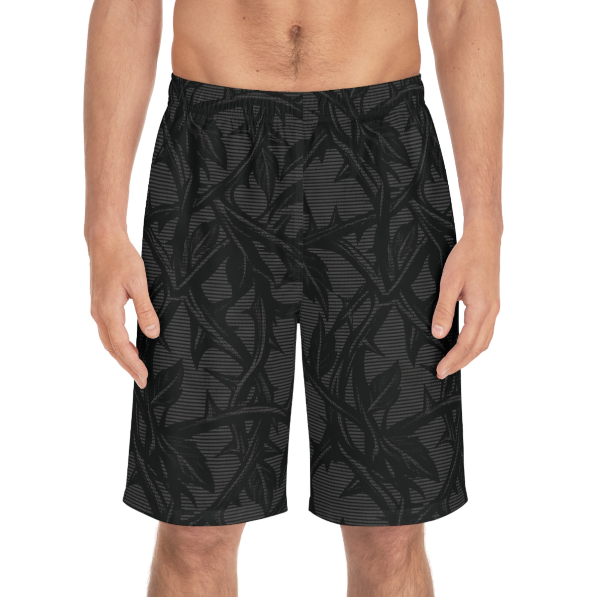 Thorn-Pattern Board Shorts | Basics Apparel