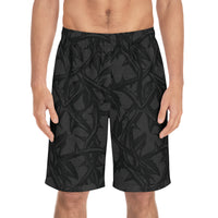 Thorn-Pattern Board Shorts | Basics Apparel