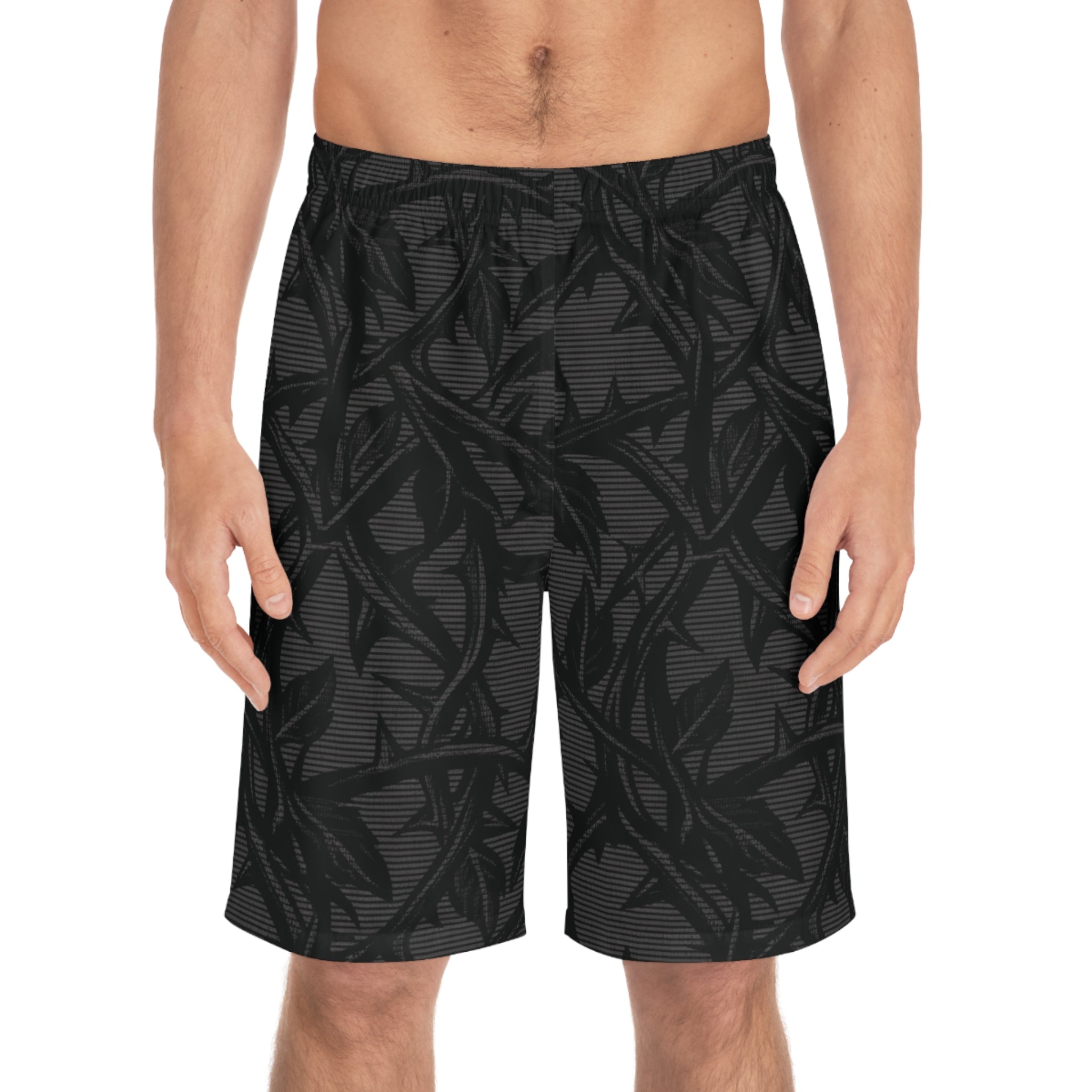 Thorn-Pattern Board Shorts | Basics Apparel