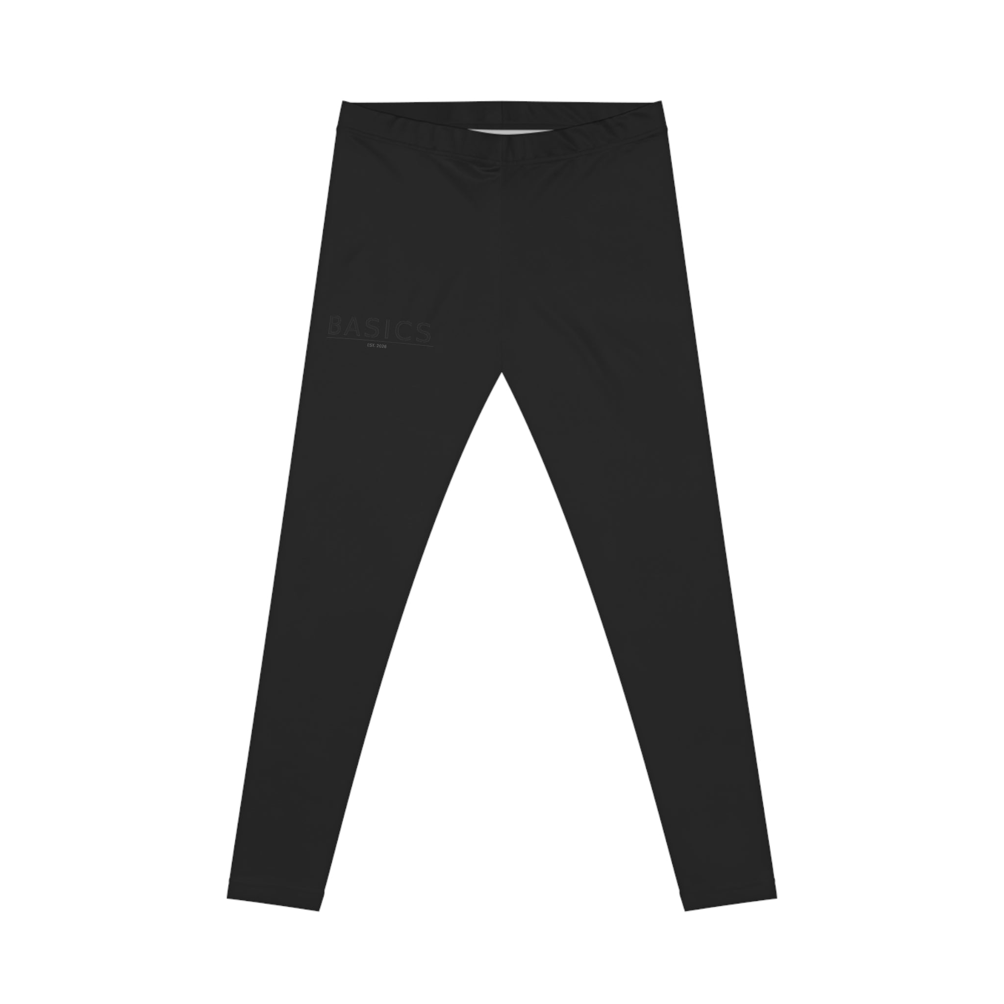 Premium Women's Black Leggings | Basics Apparel
