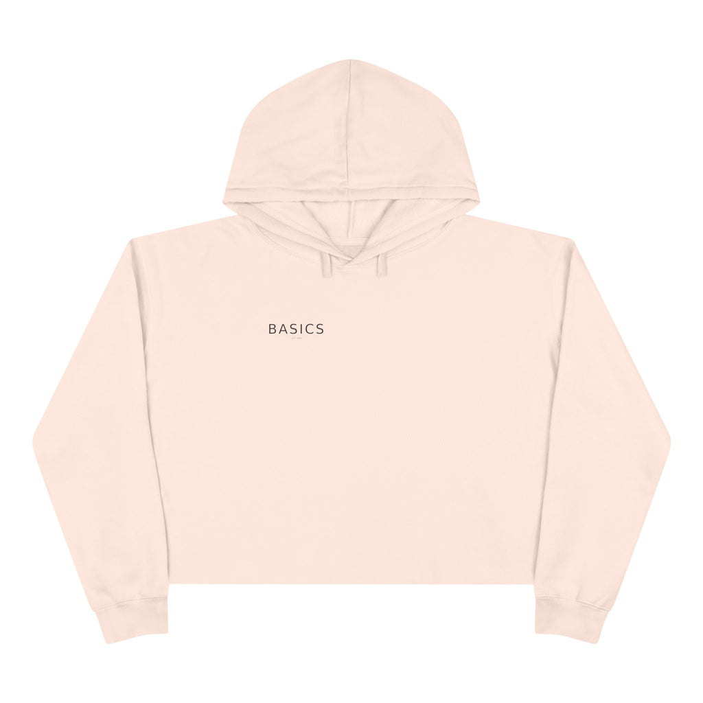 Basics Crop Hoodie — Minimalist Women's Cropped Pullover