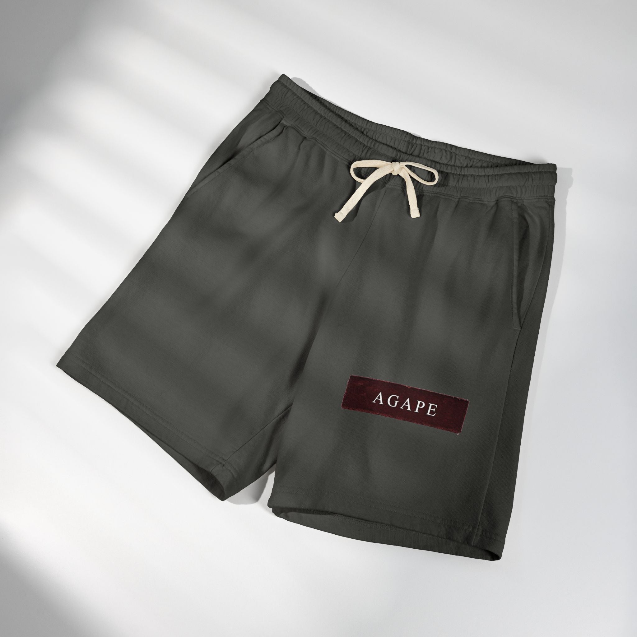 Agape & Grace Sweat Shorts | Minimalist Lounge Apparel
