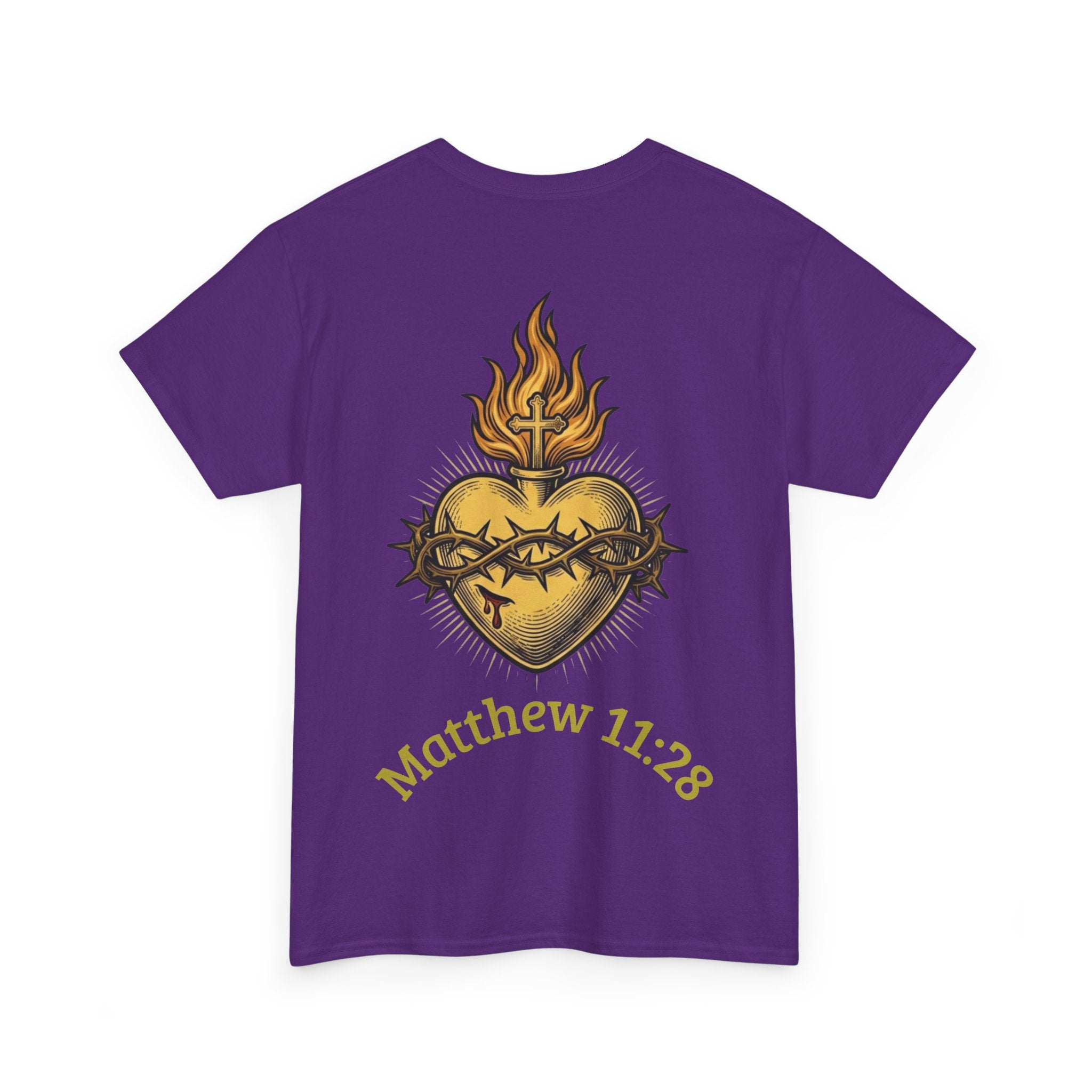 Matthew 11:28 Christian Graphic Tee | Premium Streetwear Shirt