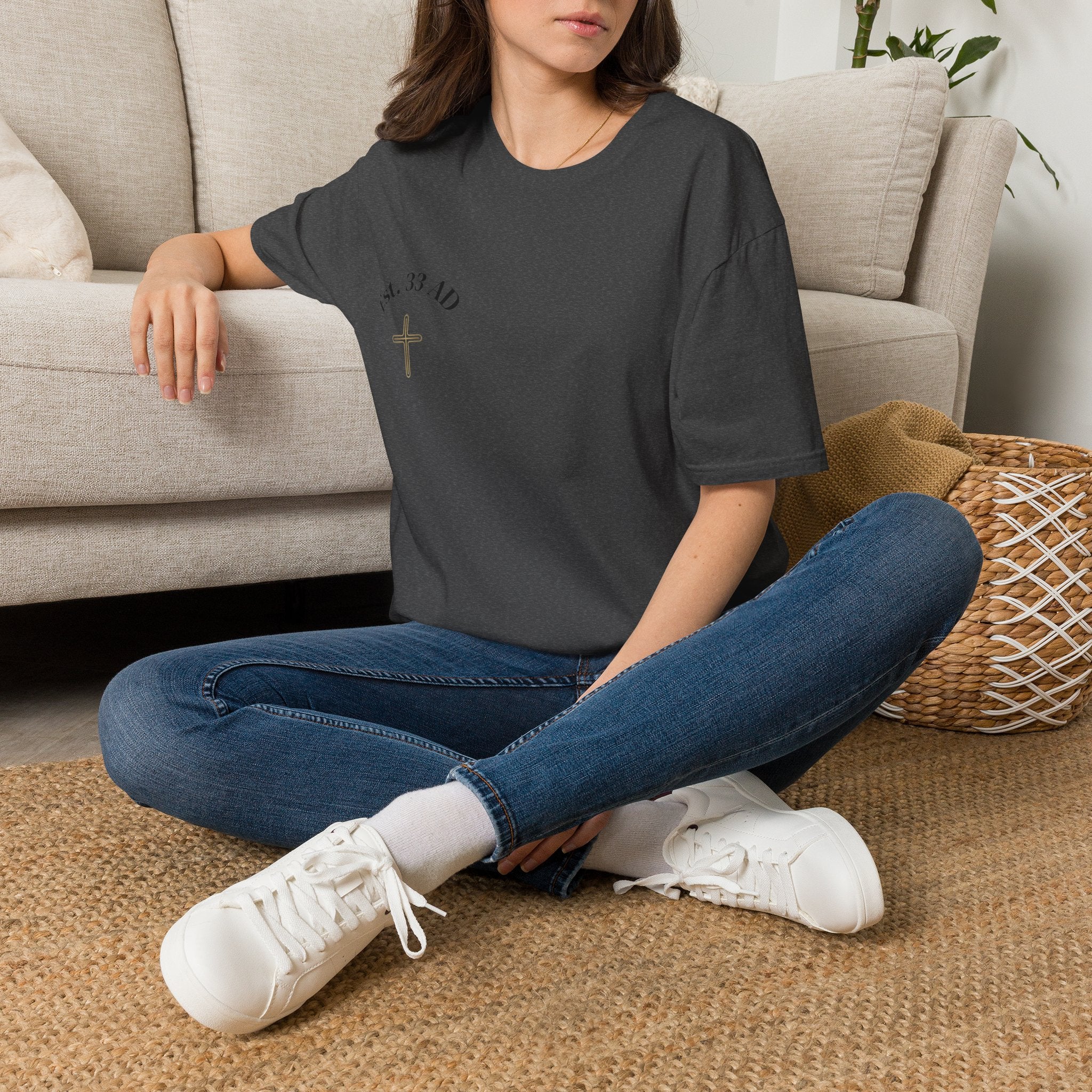 Christian Streetwear T-Shirt - Est. 33 AD | Basics Apparel