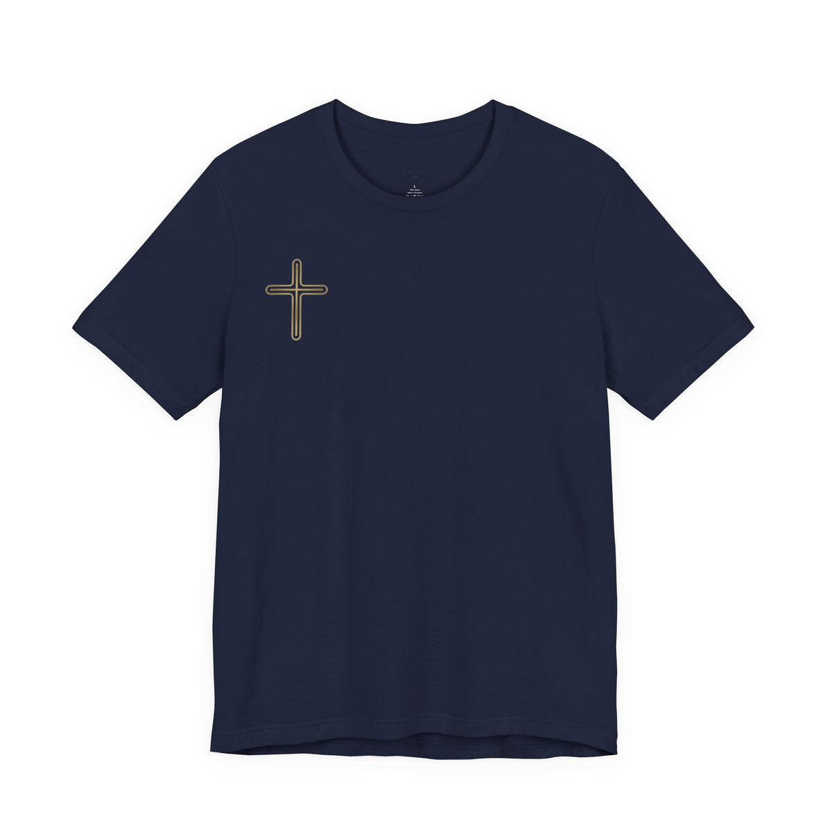 Jesus Portrait Graphic Tee | Minimalist Cross Christian T-Shirt
