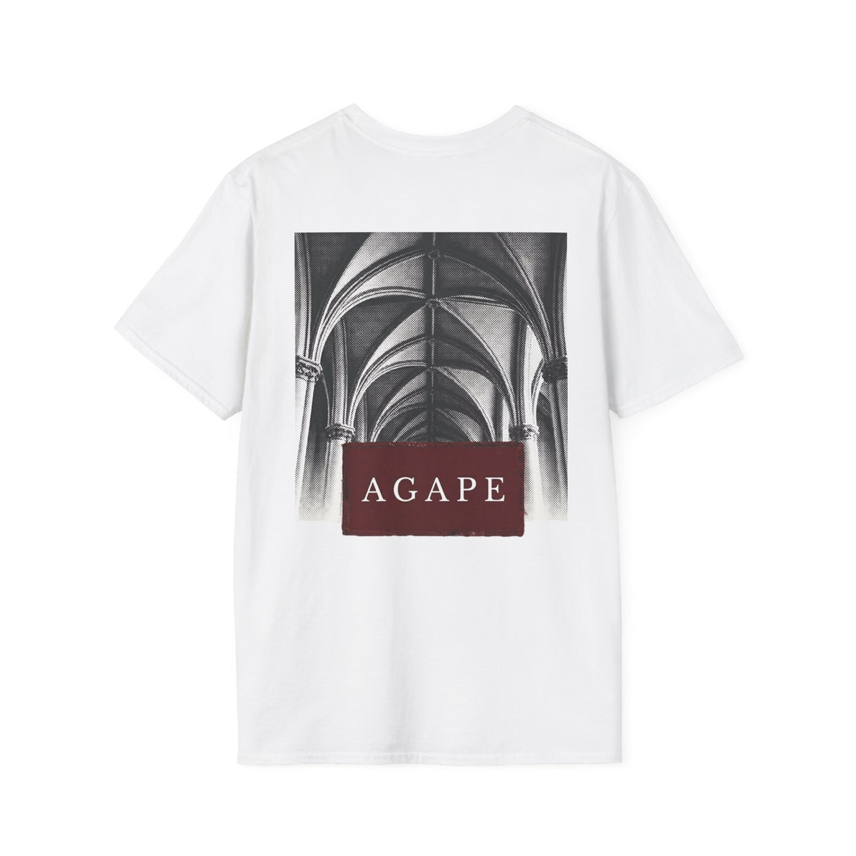 Agape Graphic T-Shirt | Minimalist Archway Art Tee