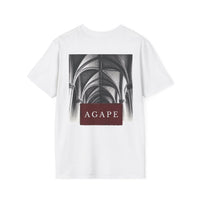 Agape Graphic T-Shirt | Minimalist Archway Art Tee