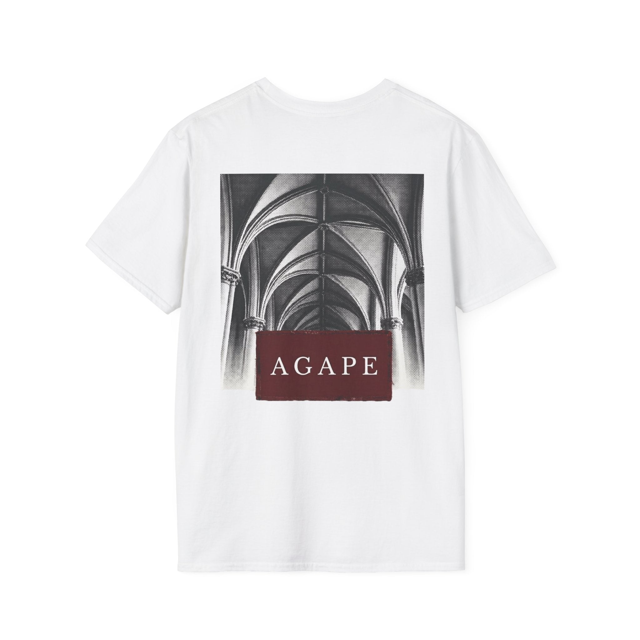 Agape Graphic T-Shirt | Minimalist Archway Art Tee