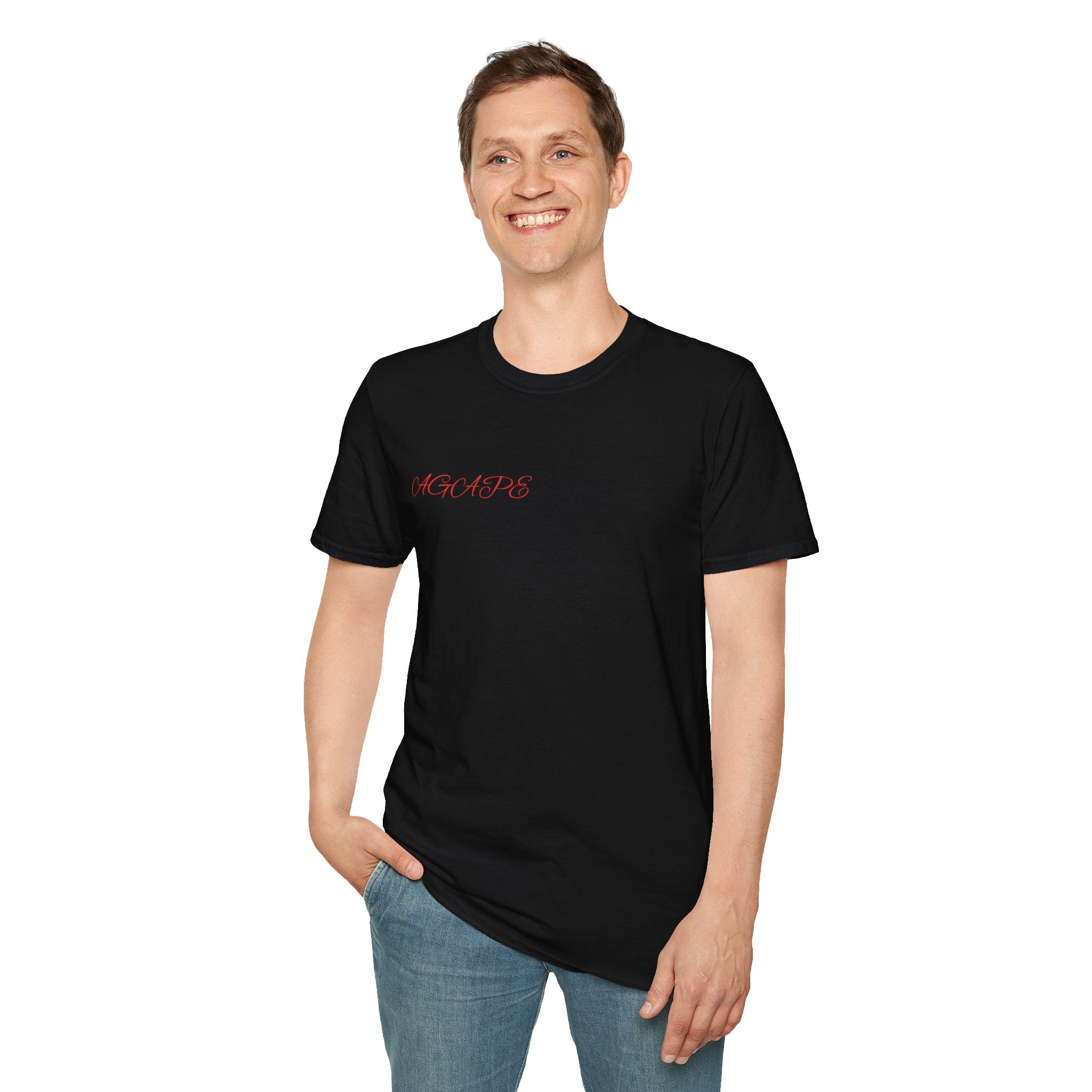Agape Graphic T-Shirt | Minimalist Archway Art Tee