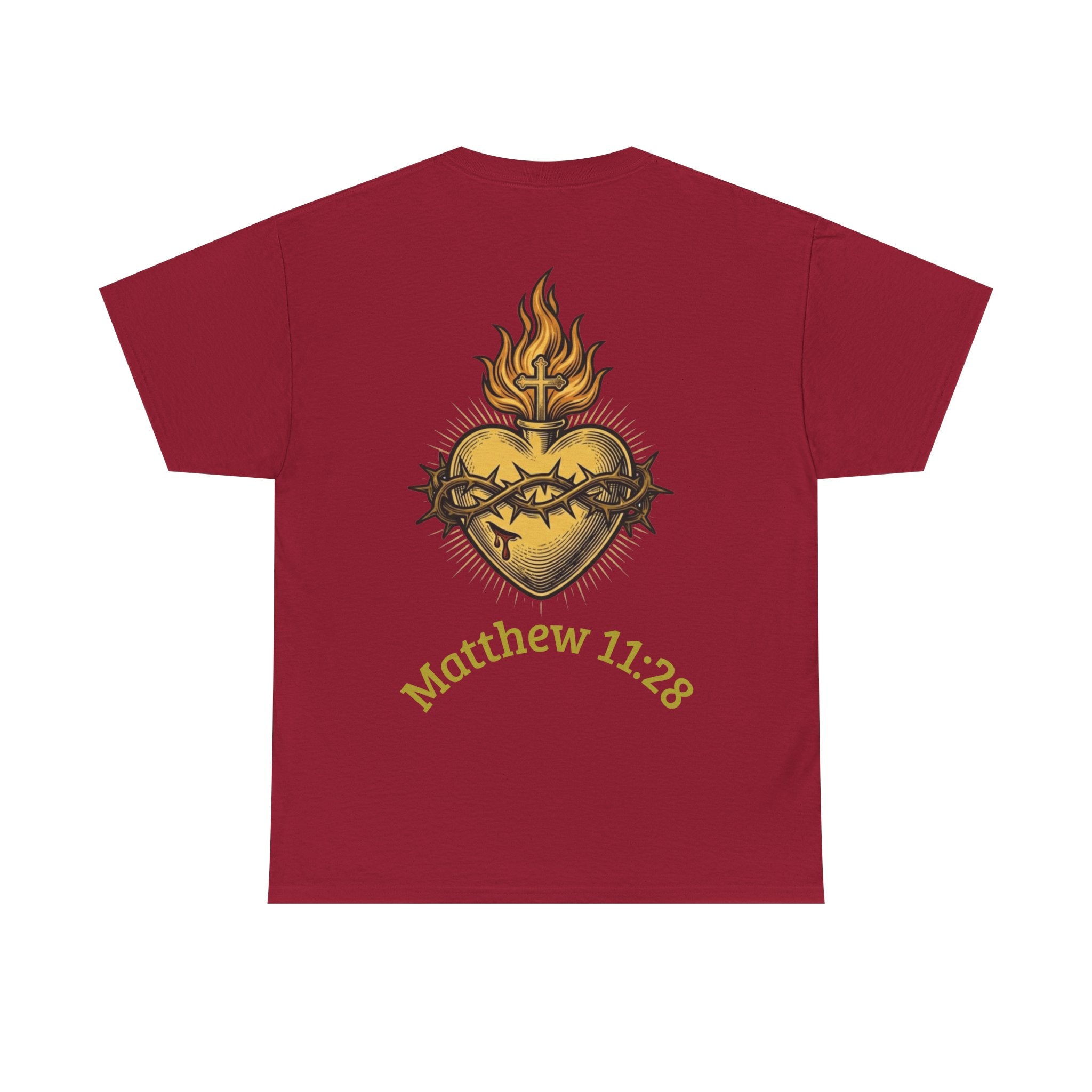 Matthew 11:28 Christian Graphic Tee | Premium Streetwear Shirt
