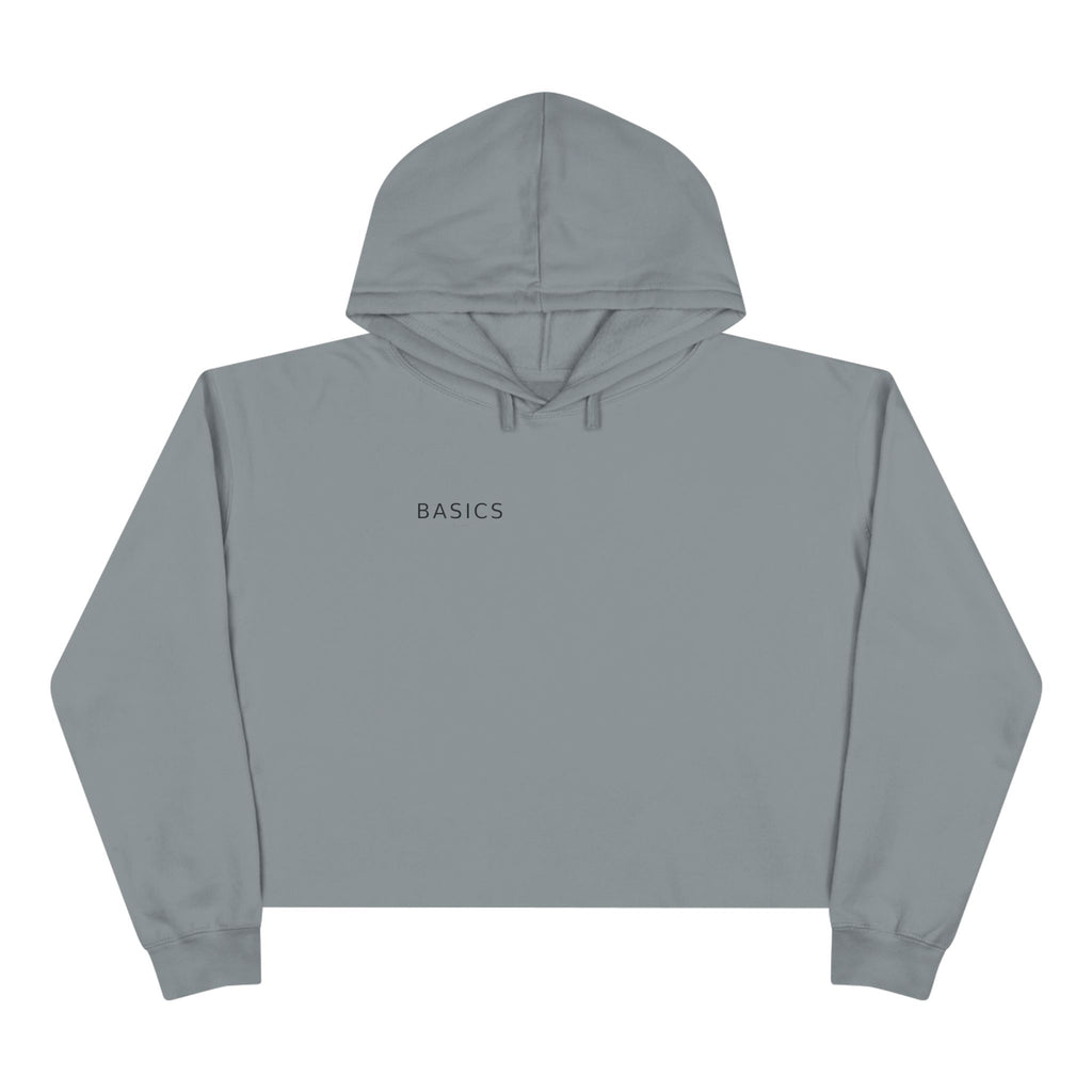 Basics Crop Hoodie — Minimalist Women's Cropped Pullover