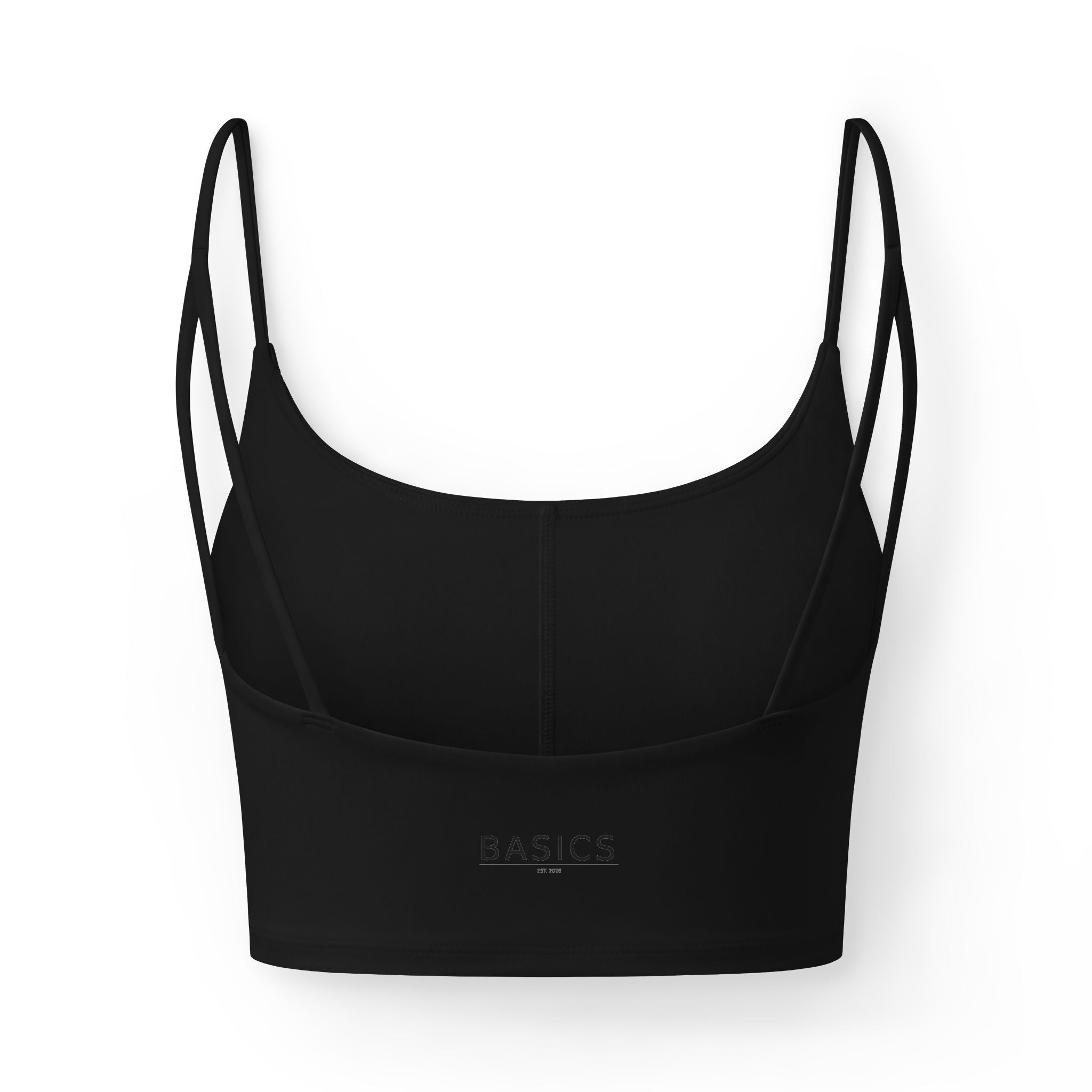 Luxe Women's Crop Bra — Sleek Strappy Comfort Top
