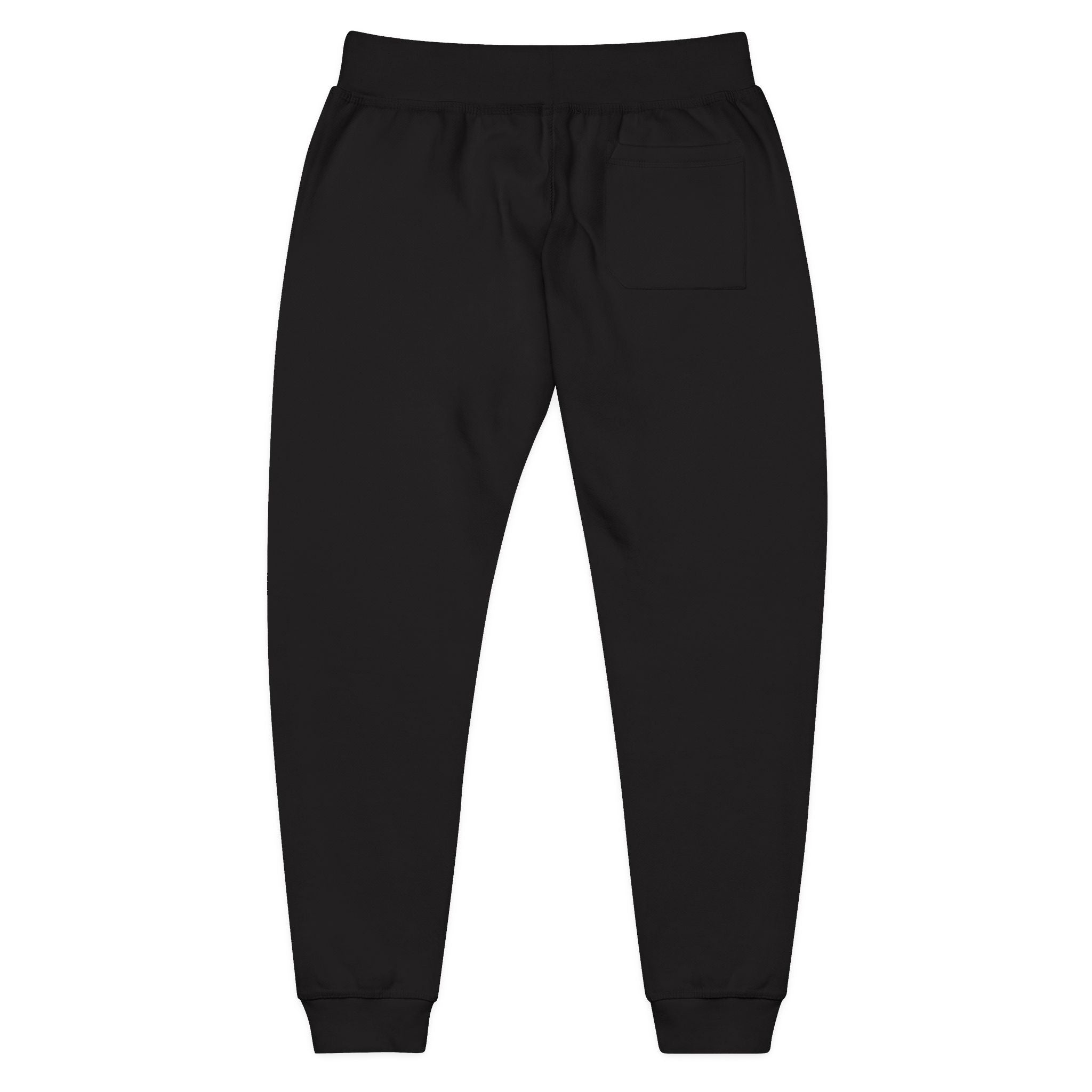 Embroidered Fleece Sweatpants — Minimal Logo Cozy Joggers