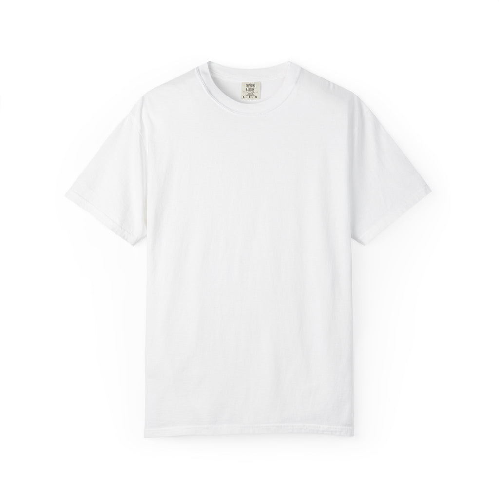 Premium T-Shirt — Japanese Wave Back Print with Kanji Text (Hokusai-Inspired)