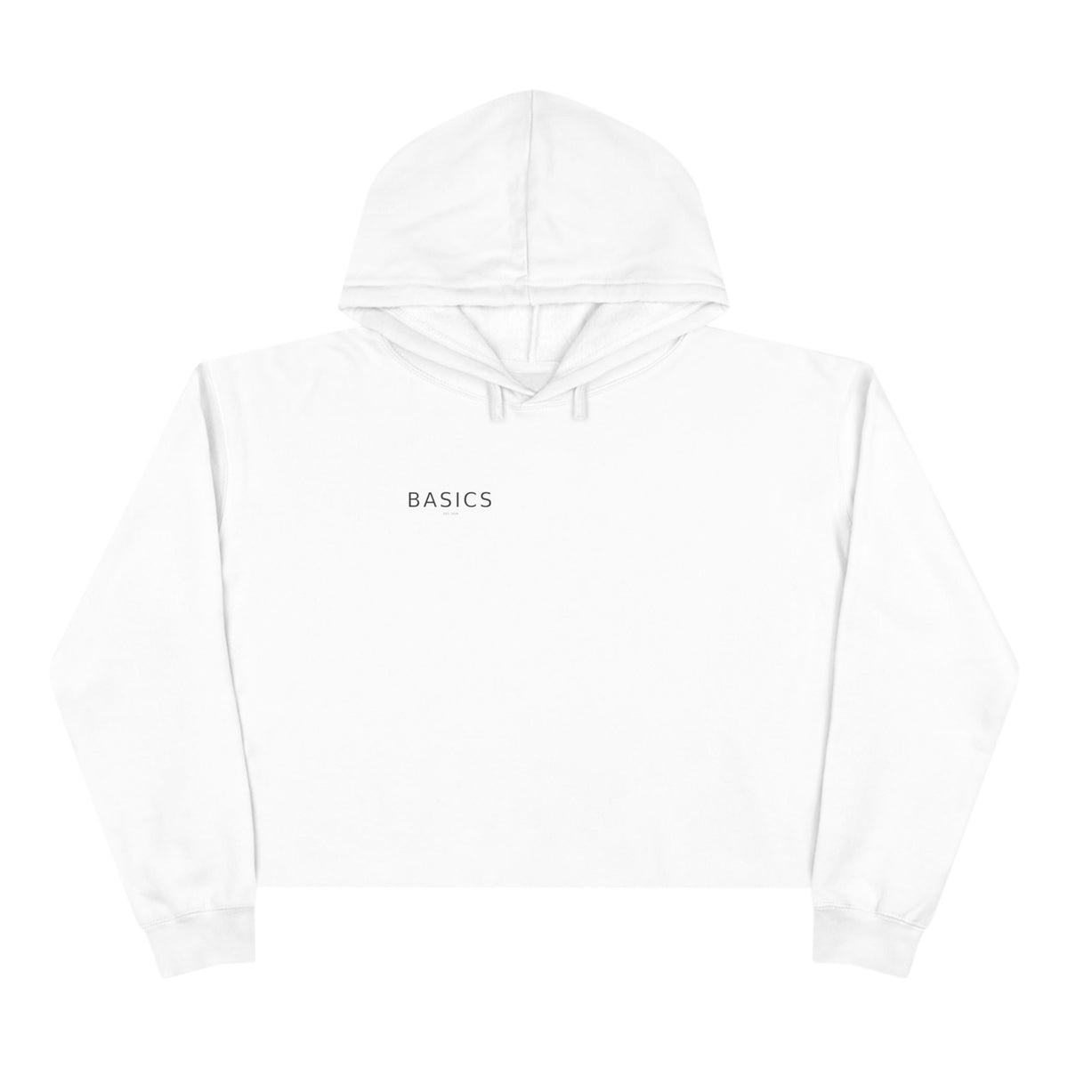Premium Minimalist Cropped Hoodie | Heavyweight Streetwear — Basics