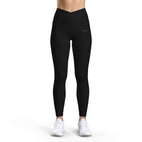 Premium Crossover Waistband Leggings | Basics Apparel
