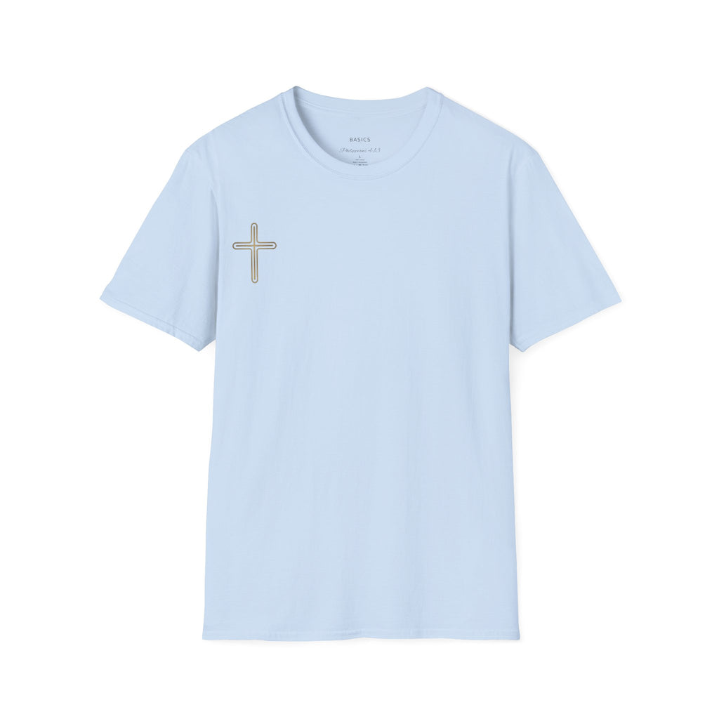 Minimalist Cross Streetwear T-Shirt | Premium Heavyweight Cotton