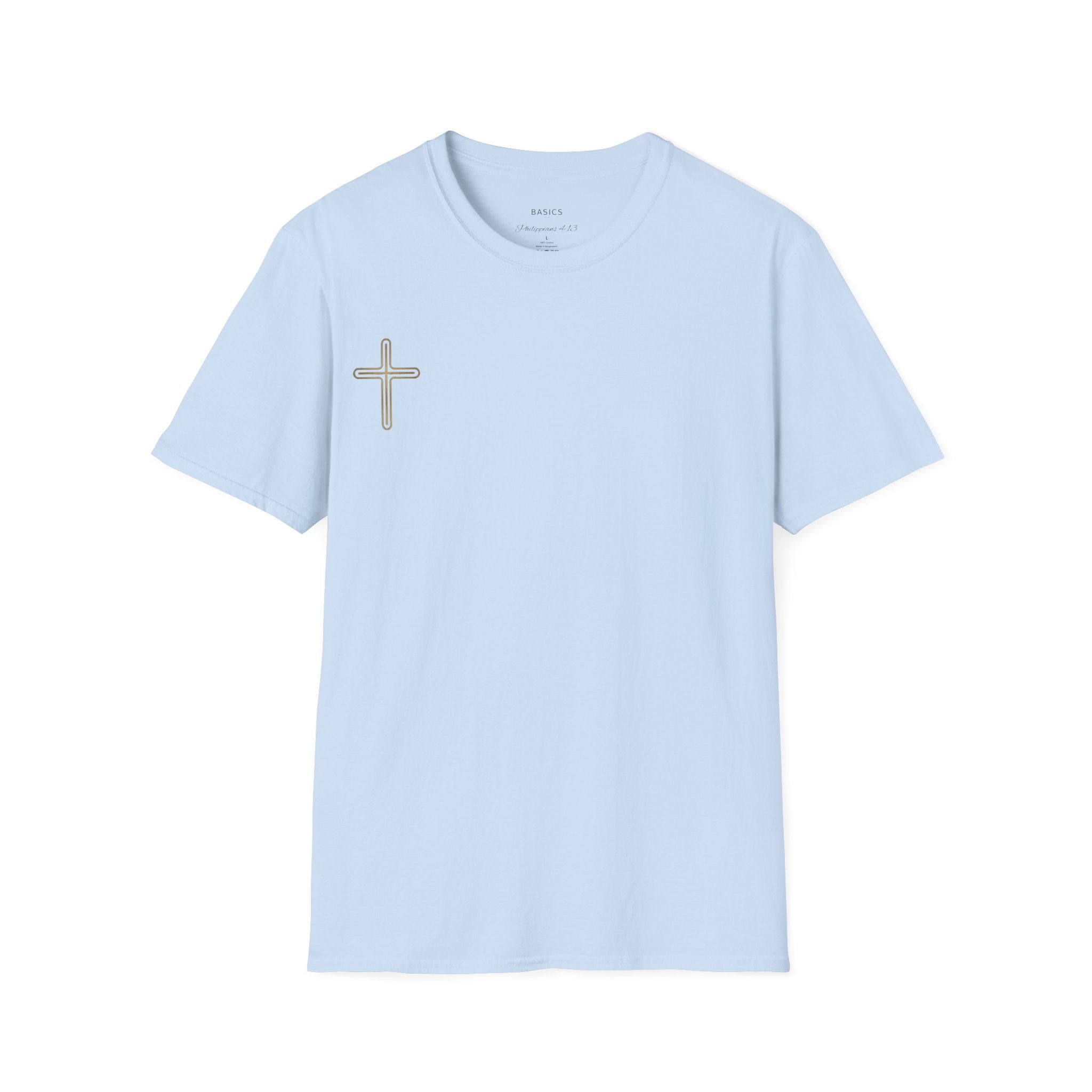 Minimalist Cross Streetwear T-Shirt | Premium Heavyweight Cotton