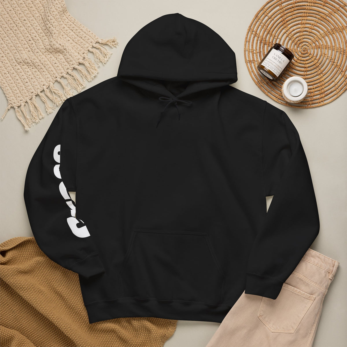 Christian Graphic Hoodie – "Grace" Streetwear Hoodie Basics
