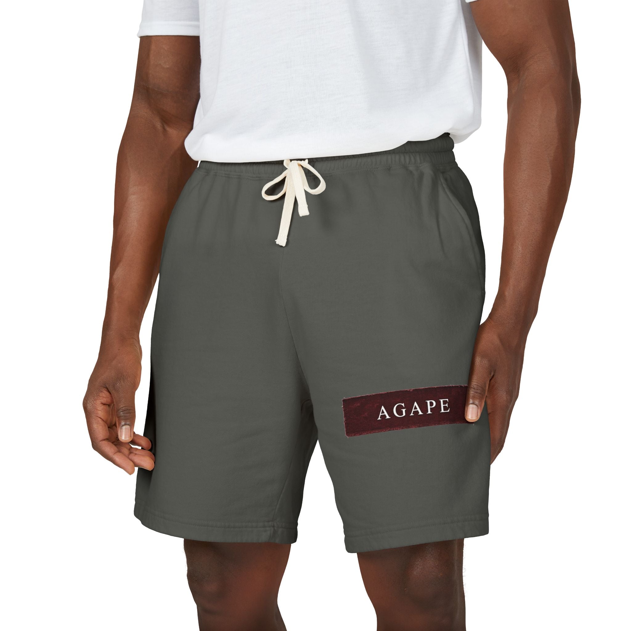 Agape & Grace Sweat Shorts | Minimalist Lounge Apparel