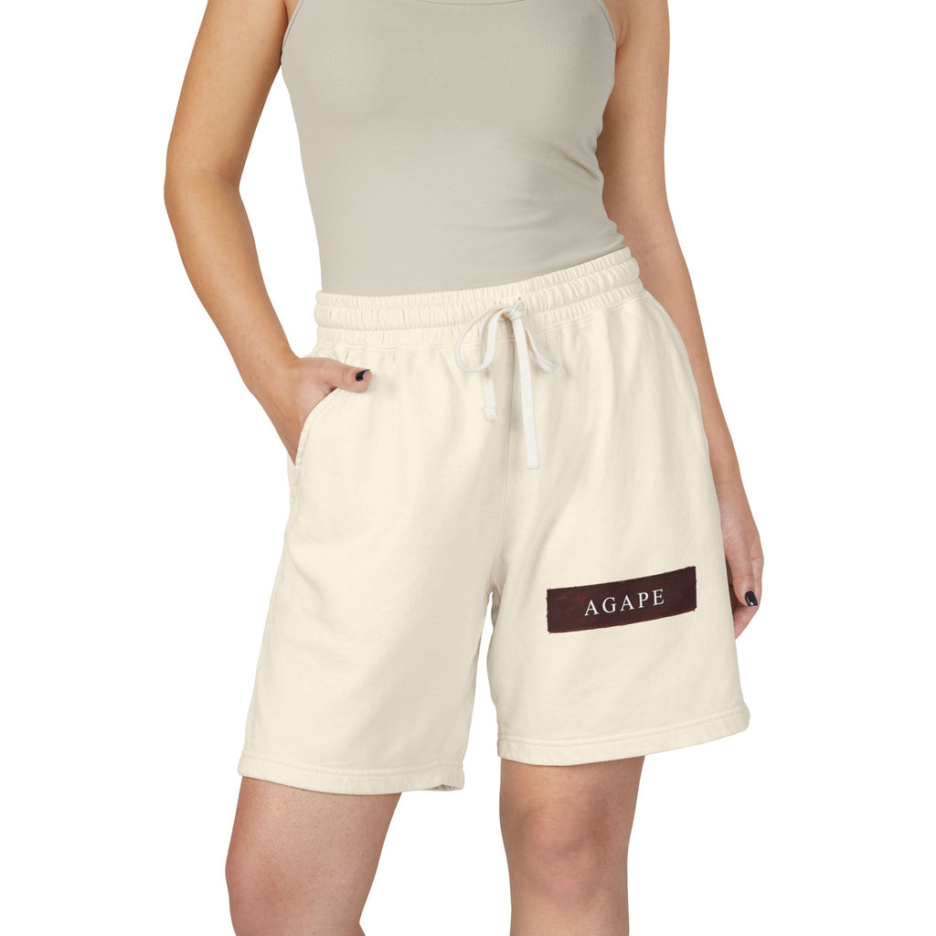 Agape & Grace Sweat Shorts | Minimalist Lounge Apparel