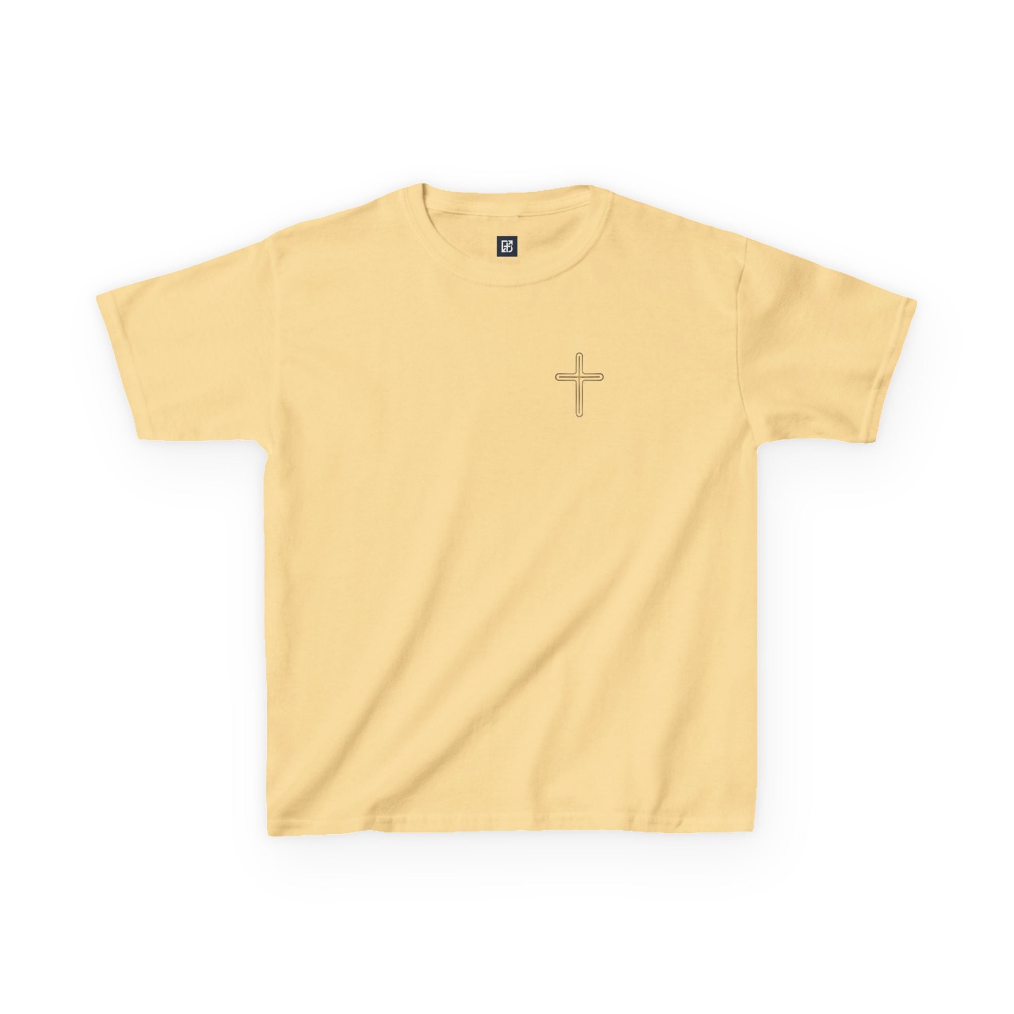 Kids Christian Cross T-Shirt | Minimalist Faith Apparel
