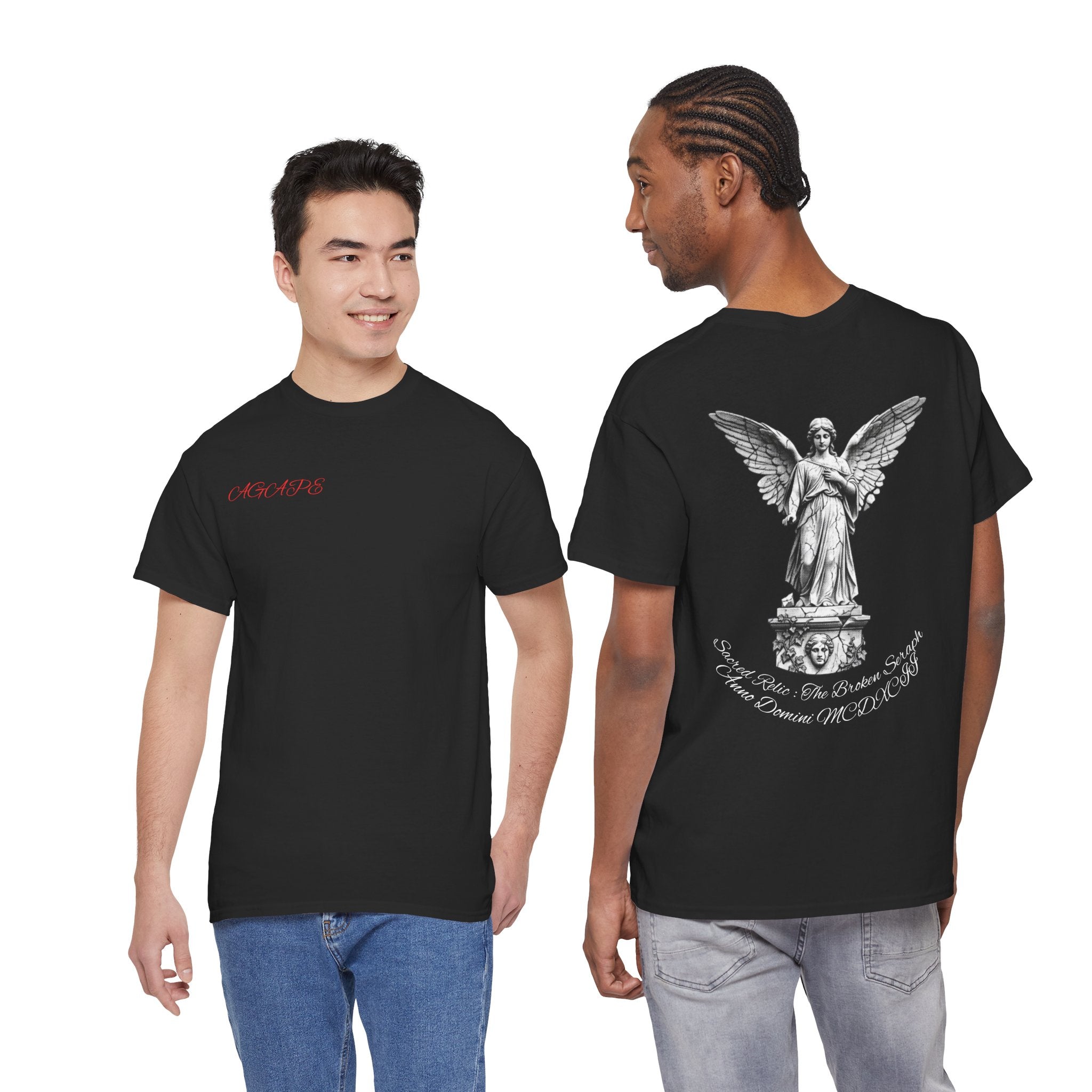 Heavyweight Angel Graphic T-Shirt | Basics Apparel