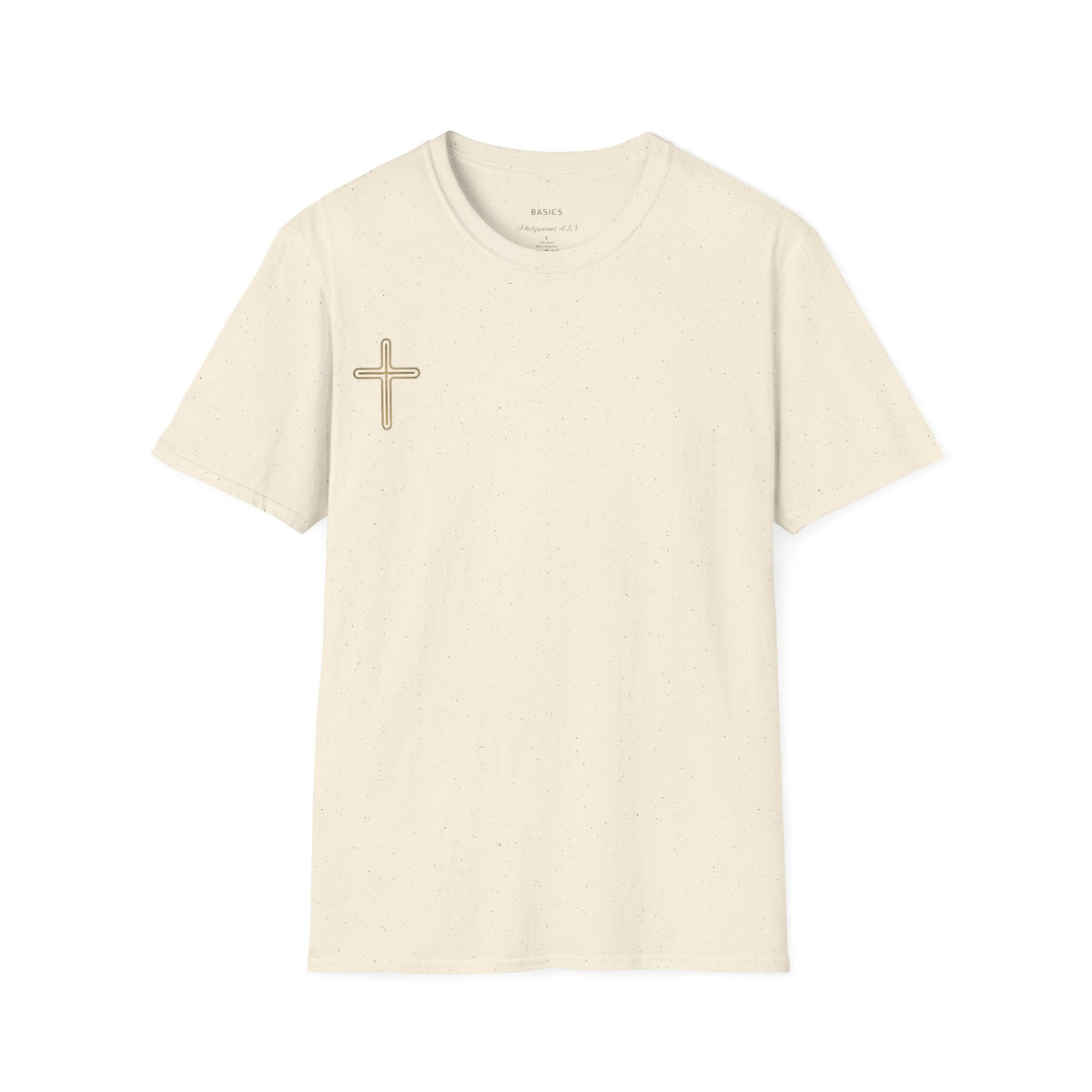 Minimalist Cross Streetwear T-Shirt | Premium Heavyweight Cotton