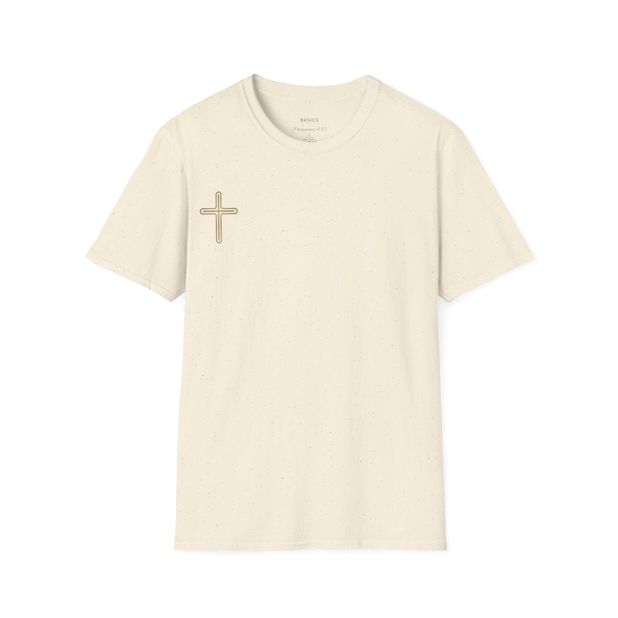 Minimalist Cross Streetwear T-Shirt | Premium Heavyweight Cotton