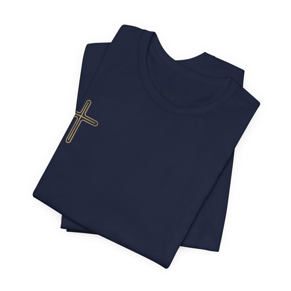Jesus Portrait Graphic Tee | Minimalist Cross Christian T-Shirt