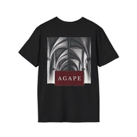 Agape Graphic T-Shirt | Minimalist Archway Art Tee