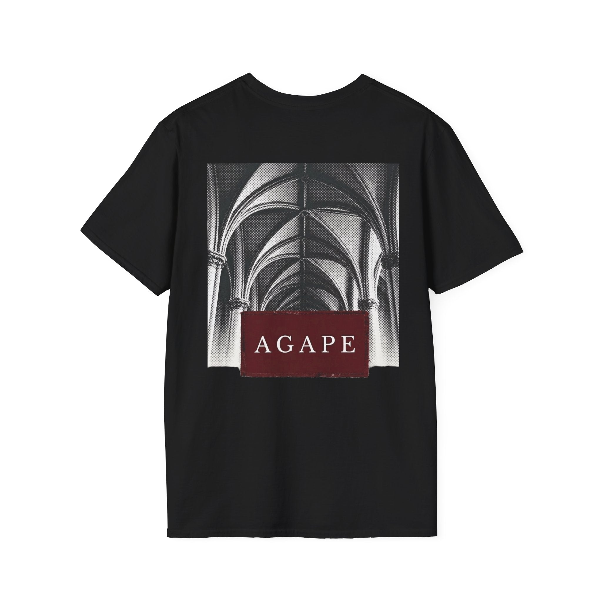 Agape Graphic T-Shirt | Minimalist Archway Art Tee