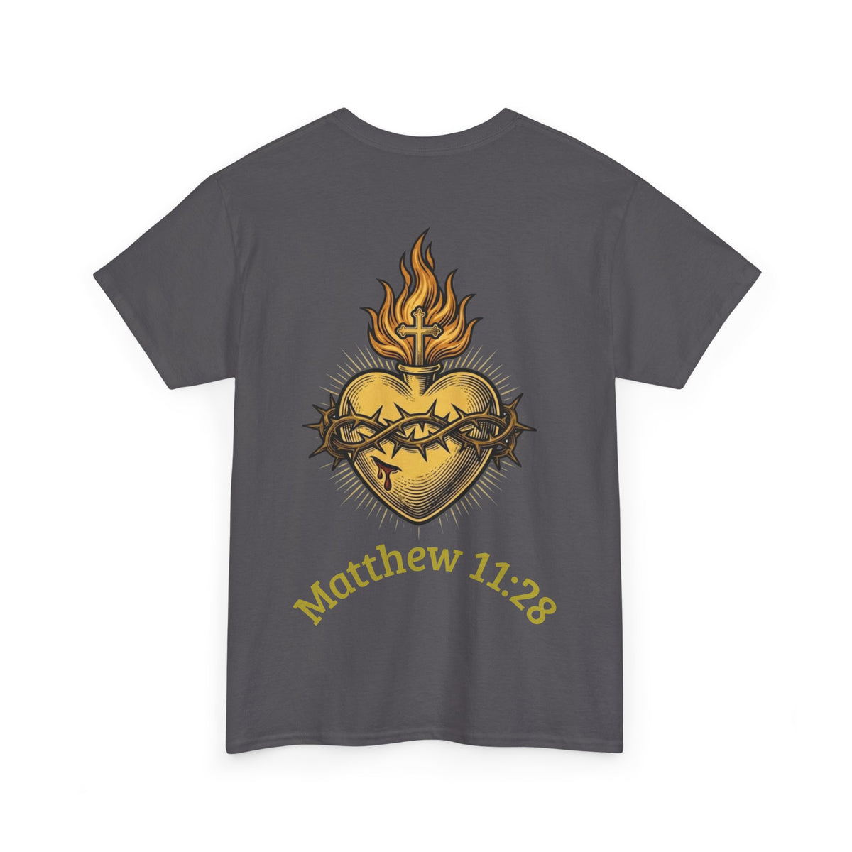 Matthew 11:28 Christian Graphic Tee | Premium Streetwear Shirt